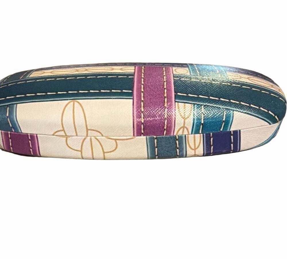 Designer  Inspired  Hard Shell Eyeglasses Sunglasses Flip Case Multi-Color Patt